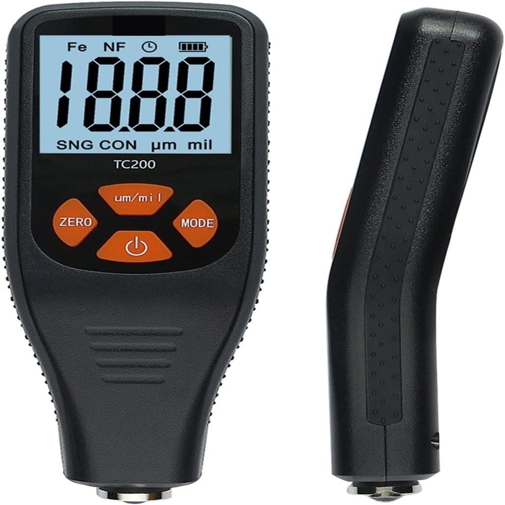 True Sense Coating Thickness Gauge 0.1micron/0-1300 Thickness Tester Measuring Paint Tool, Tc-200