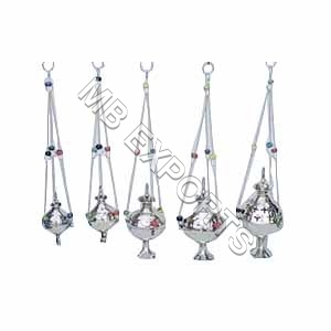 सिल्वर हैंगिंग ज्यूइश धूपदान