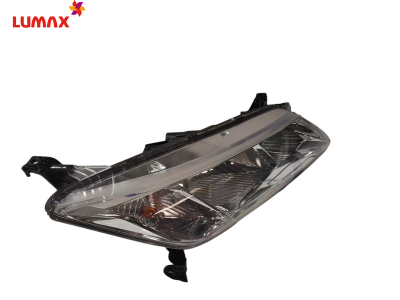 Lumax Headlight Assembly  With Adjustable Motor For HONDA CITY 2014-2017