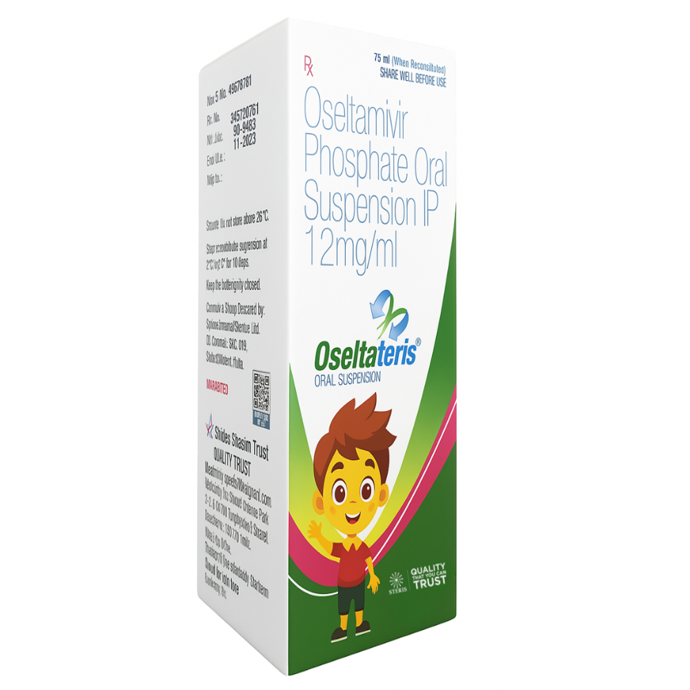 Oseltamivir Phosphate Oral Suspension Ip 12mg