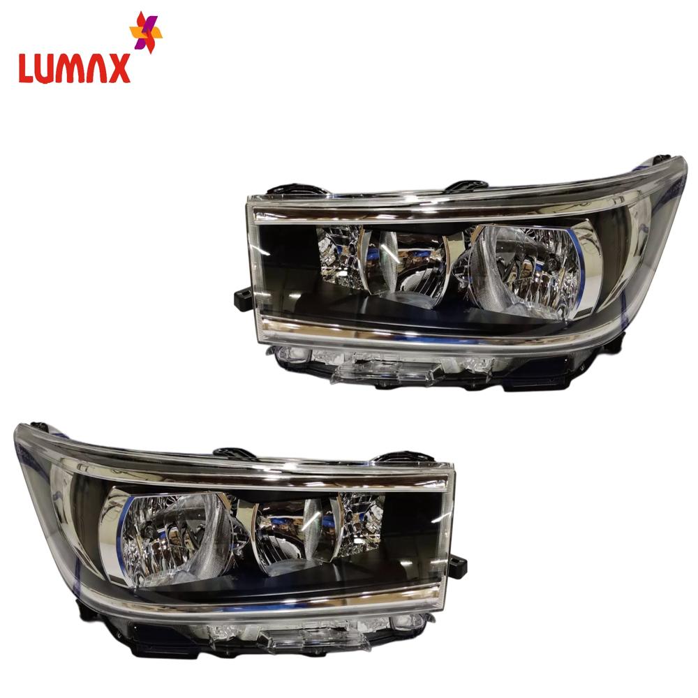 Lumax Headlight Assembly With Adjustable Motor For Toyota Crysta 2016-NOW