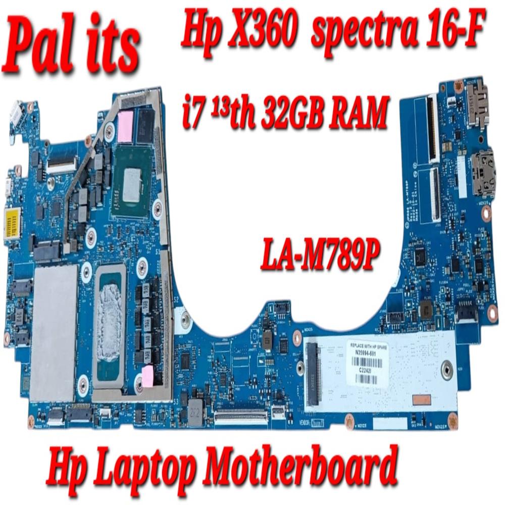 HP X360 SPECTRA 16-F LA-M789P LAPTOP MOTHERBOARD