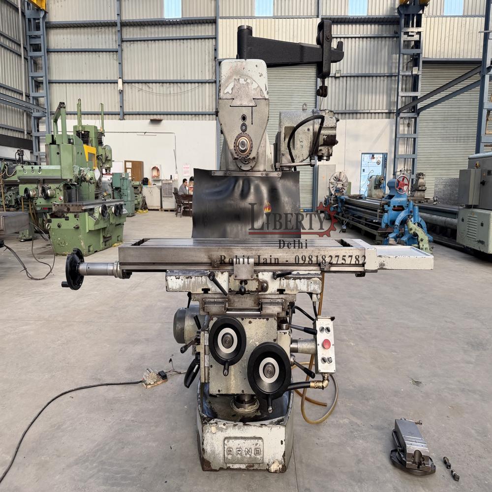 Arno Nomo Italy 1250 mm x 270 mm Universal Milling Machine