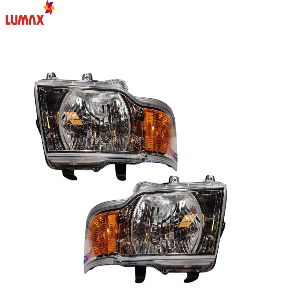 Lumax Headlight Assembly With Adjustable Motor  For Chevrolet Tavera 2011-2013