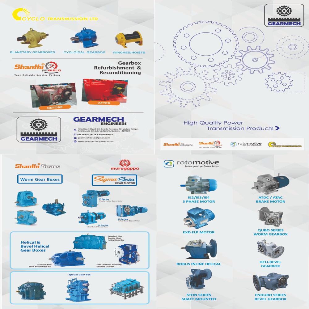 Heli-bevel Gearbox - Efficiency: High
