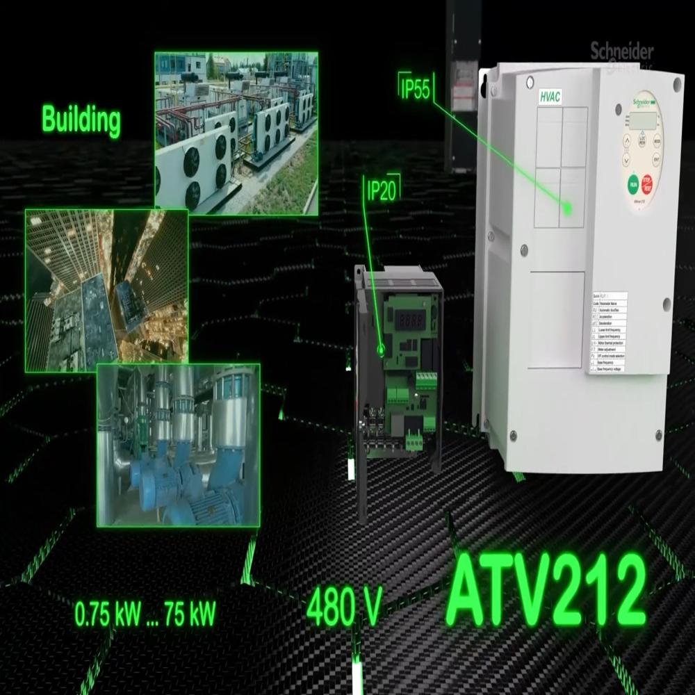 Schneider Ac Drive - Standard Size, Matte Black | Industrial Usage, High Performance