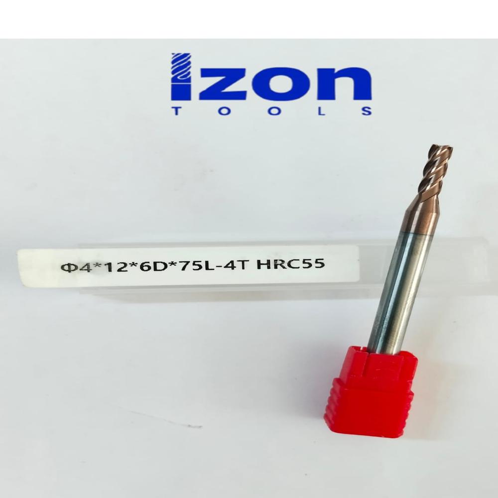 DIA-4MM LONG SERIES CARBIDE ENDMILL(55 HRC)