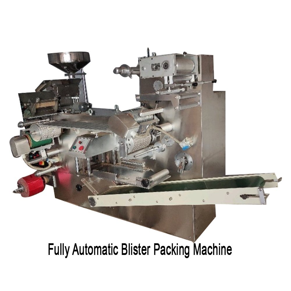 Automatic Blister Packing Machine - Ms Material, Silver Color | 220-240 Voltage, 1 Year Warranty