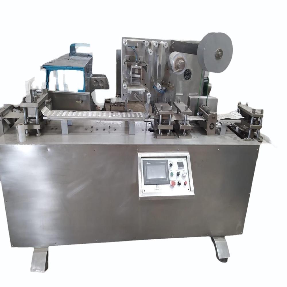 Automatic Blister Packing Machine - Ms Material, Silver Color | 220-240 Voltage, 1 Year Warranty