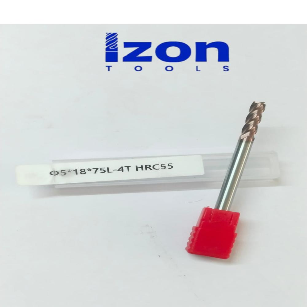 DIA-5MM LONG SERIES CARBIDE ENDMILL(55 HRC)
