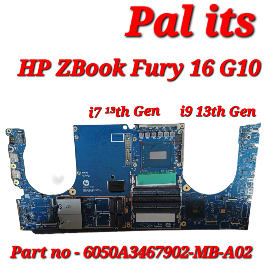 HP ZBOOK FURY 16 G10 I7 13TH MOTERBOARD