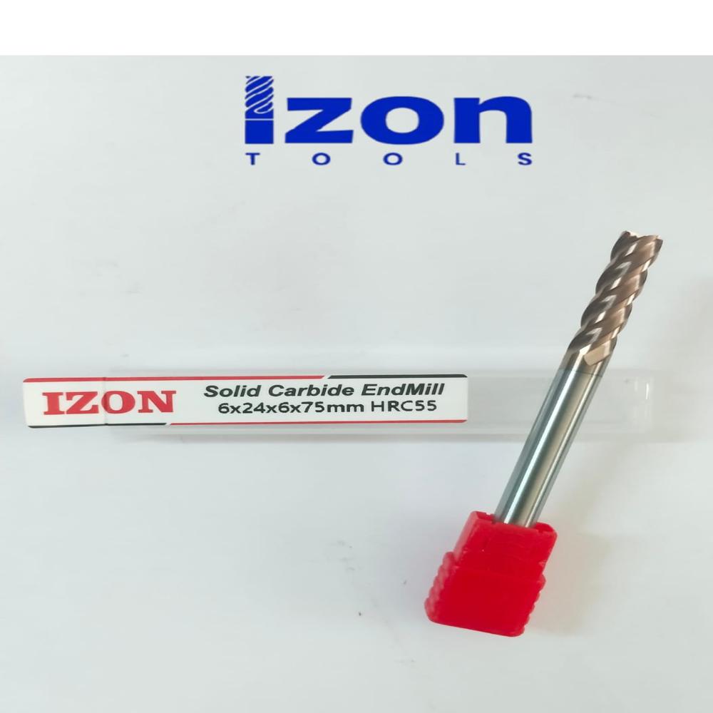 DIA-6MM LONG SERIES CARBIDE ENDMILL(55 HRC)