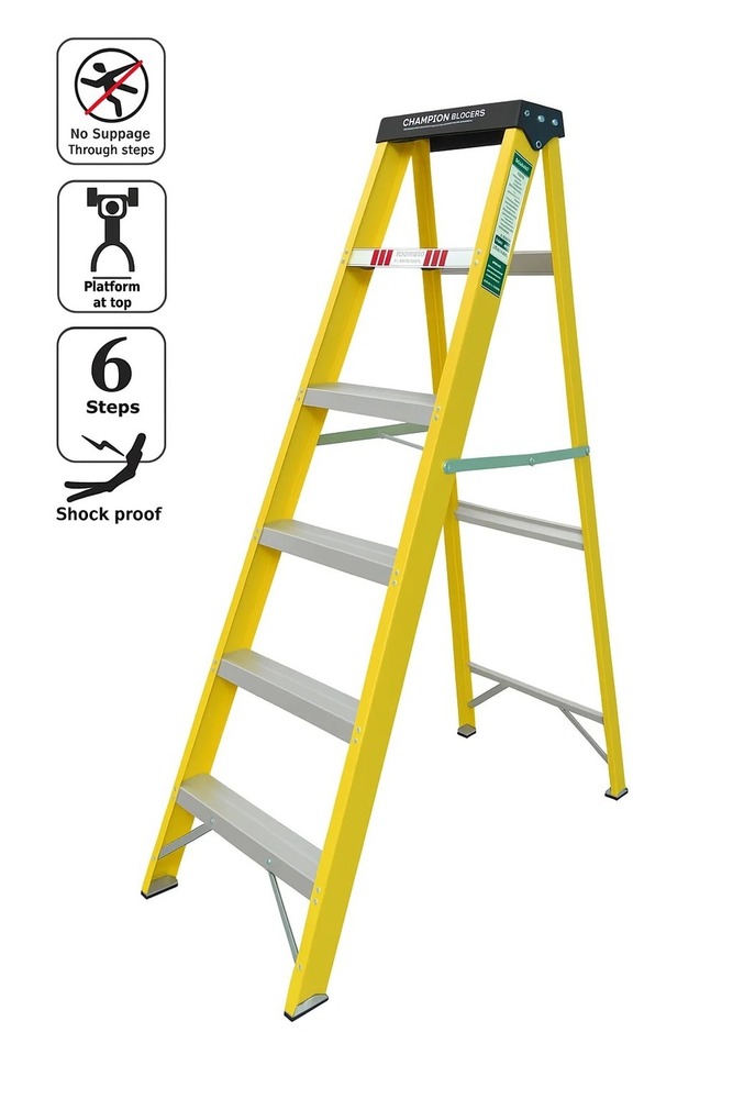 6 Step Fibreglass Ladder