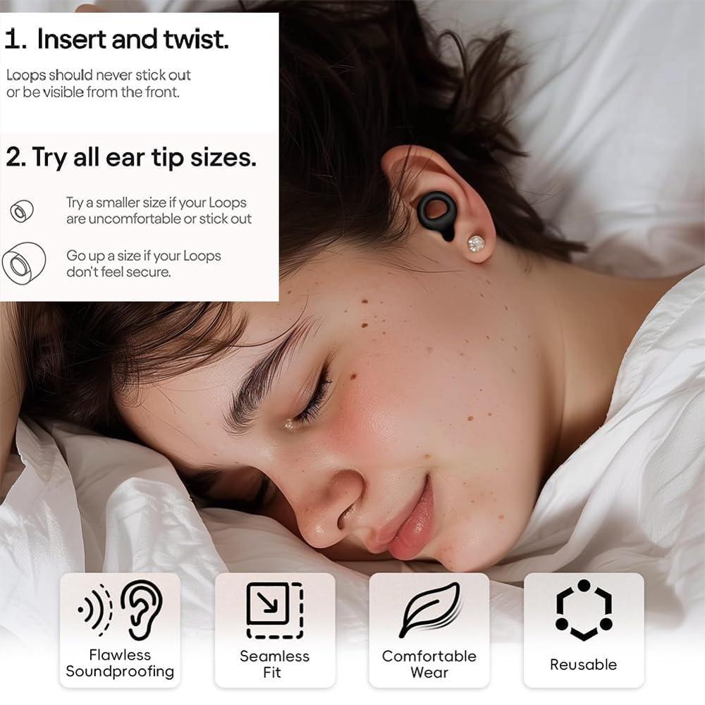 Soft Silicone Earplugs for Sleeping