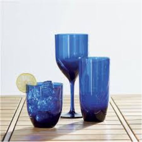 Acrylic Water Glass Transparent Plastic Tumbler Durable Drinking Cup for Outdoor Picnic and Camping