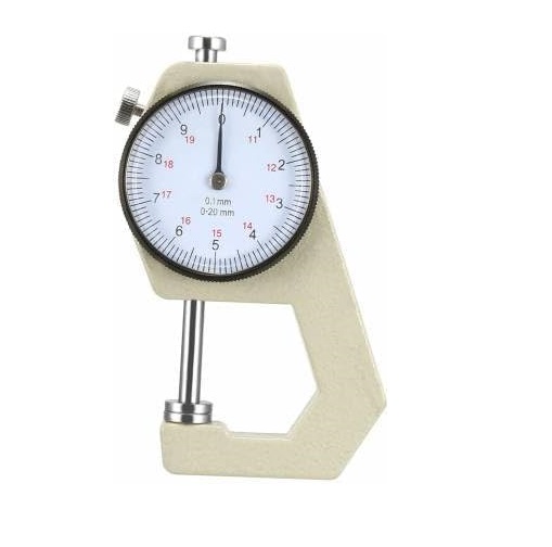 True Sense Portable Mini Precise Dial Thickness Gauge Meter Pearl & Diamond Gauge Measurement Tool, MATG-01