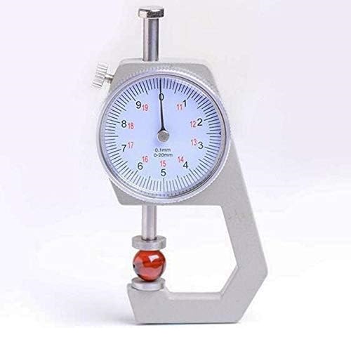 True Sense Portable Mini Precise Dial Thickness Gauge Meter Pearl & Diamond Gauge Measurement Tool, MATG-01