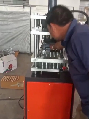 Sambarani cup making machine