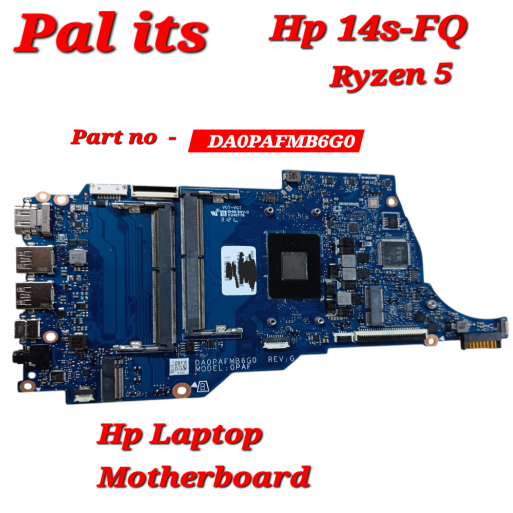 HP 14S-FQ RYZEN 5 LAPTOP MOTHERBOARD