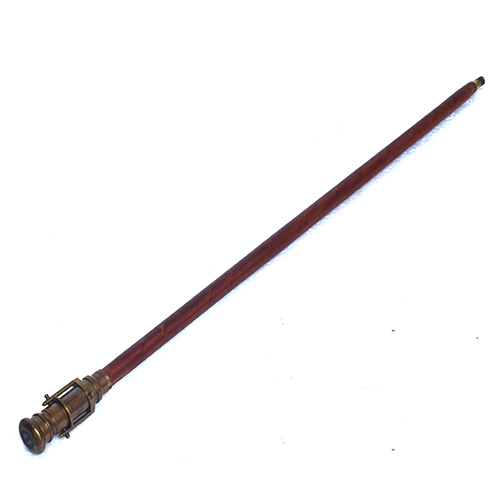Antique Brass Walking Stick | Vintage Gentleman Cane | Luxury Gift | Decorative Collectible
