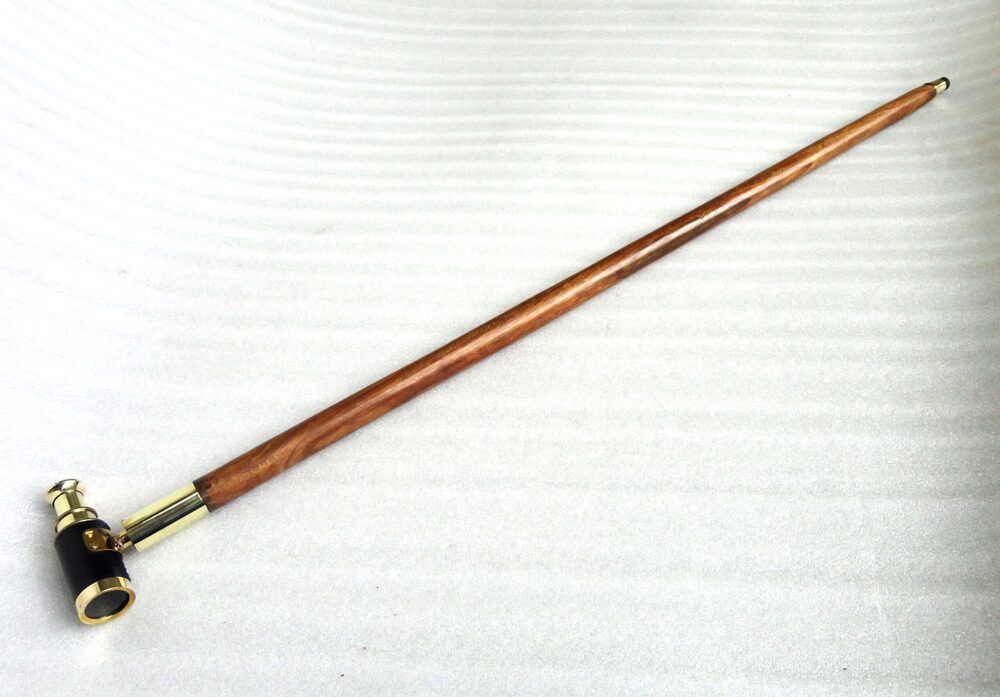 Antique Brass Walking Stick | Vintage Gentleman Cane | Elegant Gift | Collector Item