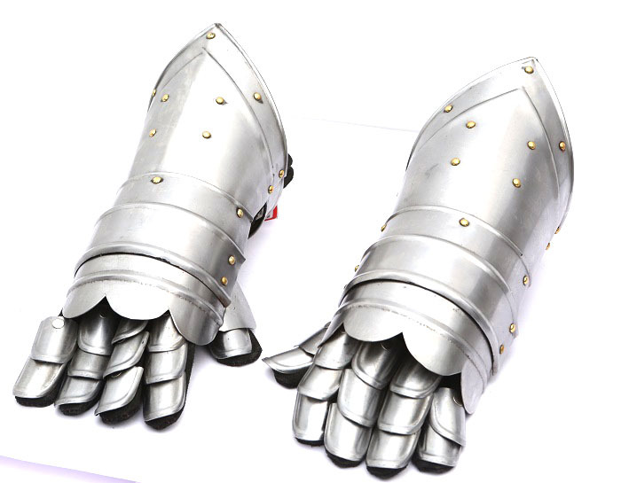 Medieval Armor Gloves | Vintage Knight Gauntlets | Antique Finish | Decorative Collectible