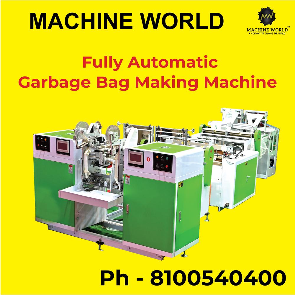 Fully Automatic Biodegradable Garbage Bag Making Machine