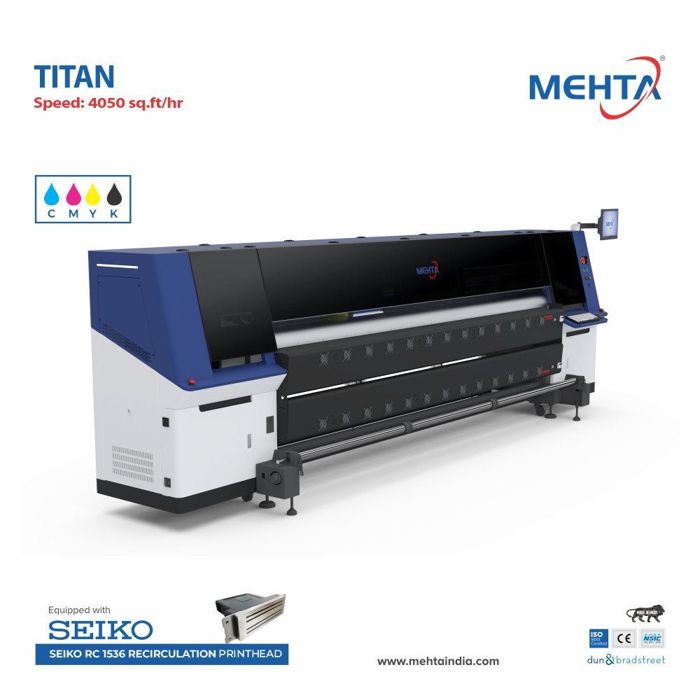 Fastest Solvent printing Machine Titan 1536 Rc