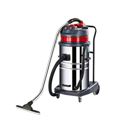 SSVAC 60 Professional And Industrial Vacuum Cleaner - Stainless Steel, 60L, Silver & Blue | Dual Double-Stage Motors, 3000W, 8m Cord, Wet & Dry Cleaning