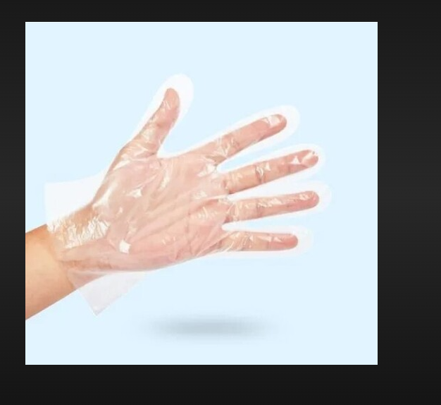 Disposable Hand Gloves - Plastic, Transparent | Disposable, Recyclable, Sterilized For Cleaning, Food, Industrial, And Medical Use