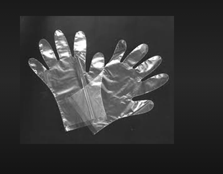 Disposable hand gloves