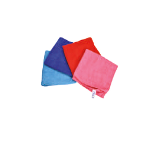 SSHK-MF-280 Microfiber Cloths - 80% Polyester 20% Polyamide, 40x40 cm, Assorted Colors | Soft, Super Absorbent, Lint-Free, Reusable, Overlocked Edges