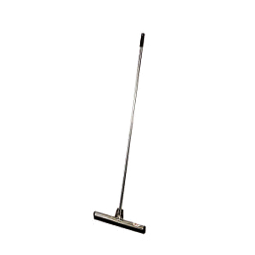 SSHK-SS-24 Floor Squeegee Wiper - Stainless Steel, 24 Inch, Silver/Black | Rust-Resistant, Ergonomic Handle, Heavy-Duty 3mm Blade