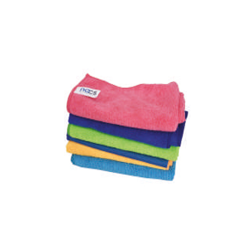 SSHK-MF-350 Microfiber Cloths - Polyester & Polyamide Blend, 40x40 cm, Assorted Colors | Super Absorbent, Lint-Free, Reusable, Overlocked Edges