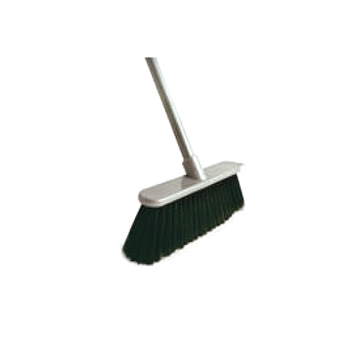 SSHK-HB Floor Brush - Plastic Body with Hard Synthetic Bristles 18 Inch Multiple Colors | Lightweight Ergonomic Handle Washable