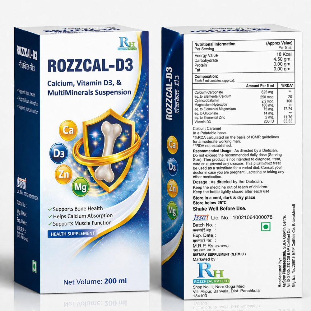 Rozzcal D3 - Brand Name: Rozzcal-d3