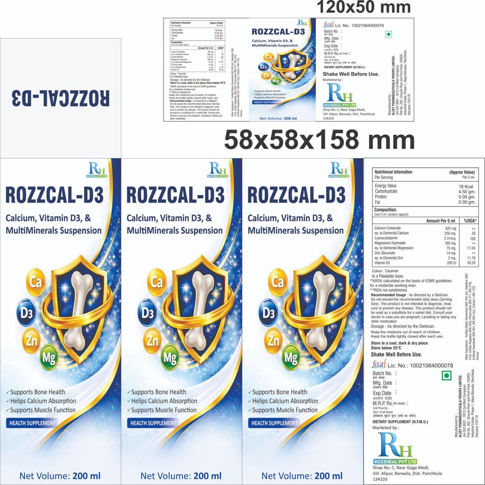 Rozzcal D3 - Brand Name: Rozzcal-d3