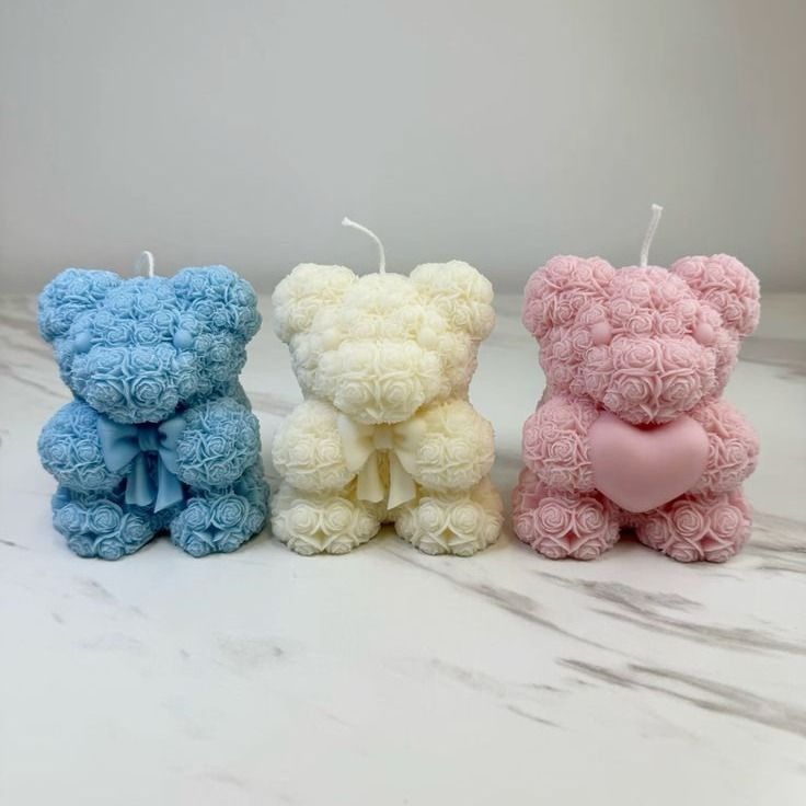 Scented teddy candle 