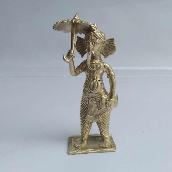 5 Inch Umbrella Ganesh Ji Statue