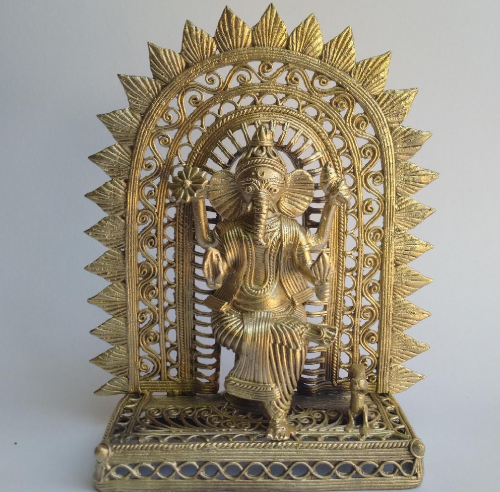 7.5 Inch Ganesh Ji Statue With Jali