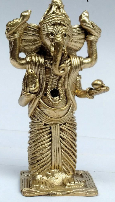 3.5 Inch Standing Ganesh Ji Statue