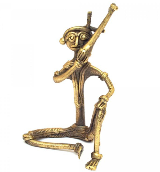 2.5 Inch Adivasi Musical Folk Statue