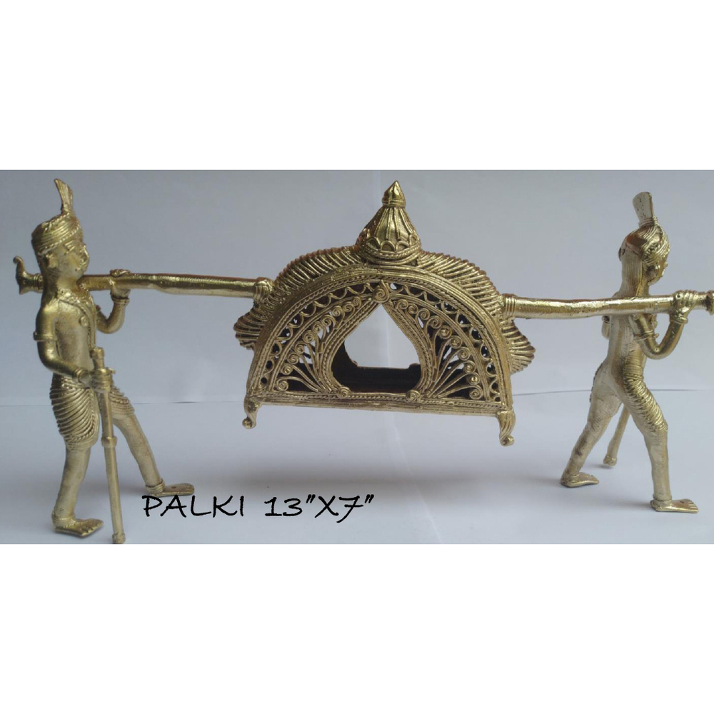 13x7 Inch Palki Statue