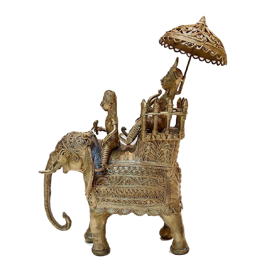 15 Inch Maharaja Elephant Statue