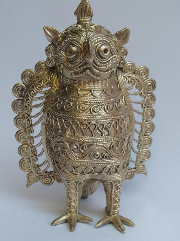 2.5 Inch Round Plate Owl Statue