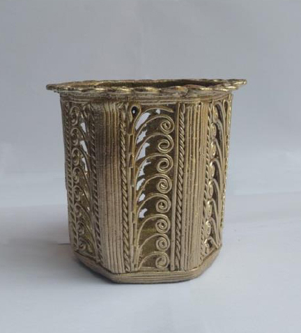 4 Inch Brass Pen Stand