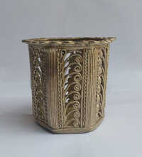 4 Inch Brass Pen Stand