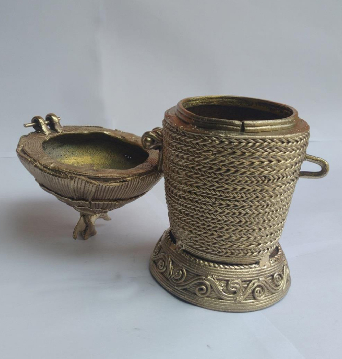 6 Inch Brass Morai Box