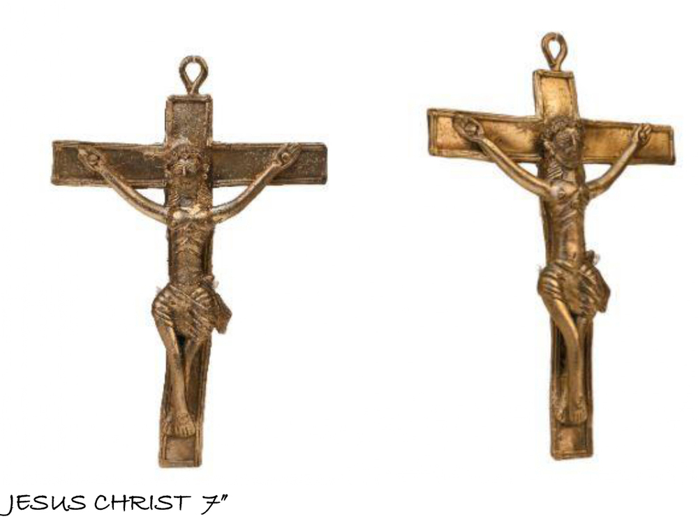 7 Inch Brass Jesus Christ Statue