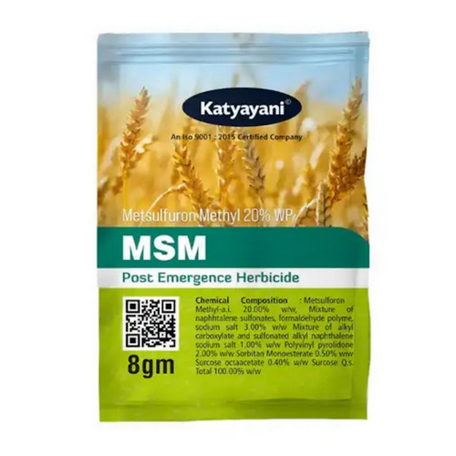 Msm Metsulfuron Methyl 20 Wp Chemical Herbicide - Cas No: 74223-64-6
